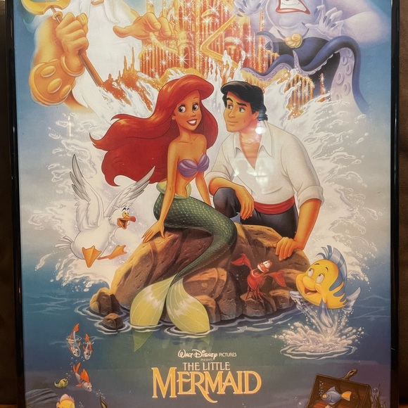 Disney Art Vintage The Little Mermaid Disney Banned Movie Poster